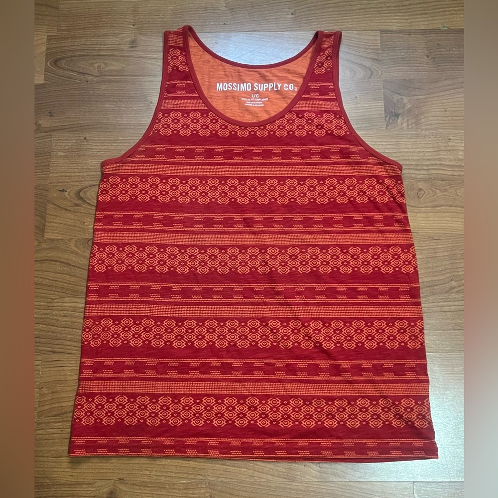 Mossimo Mens geographic Patterned Tank Top